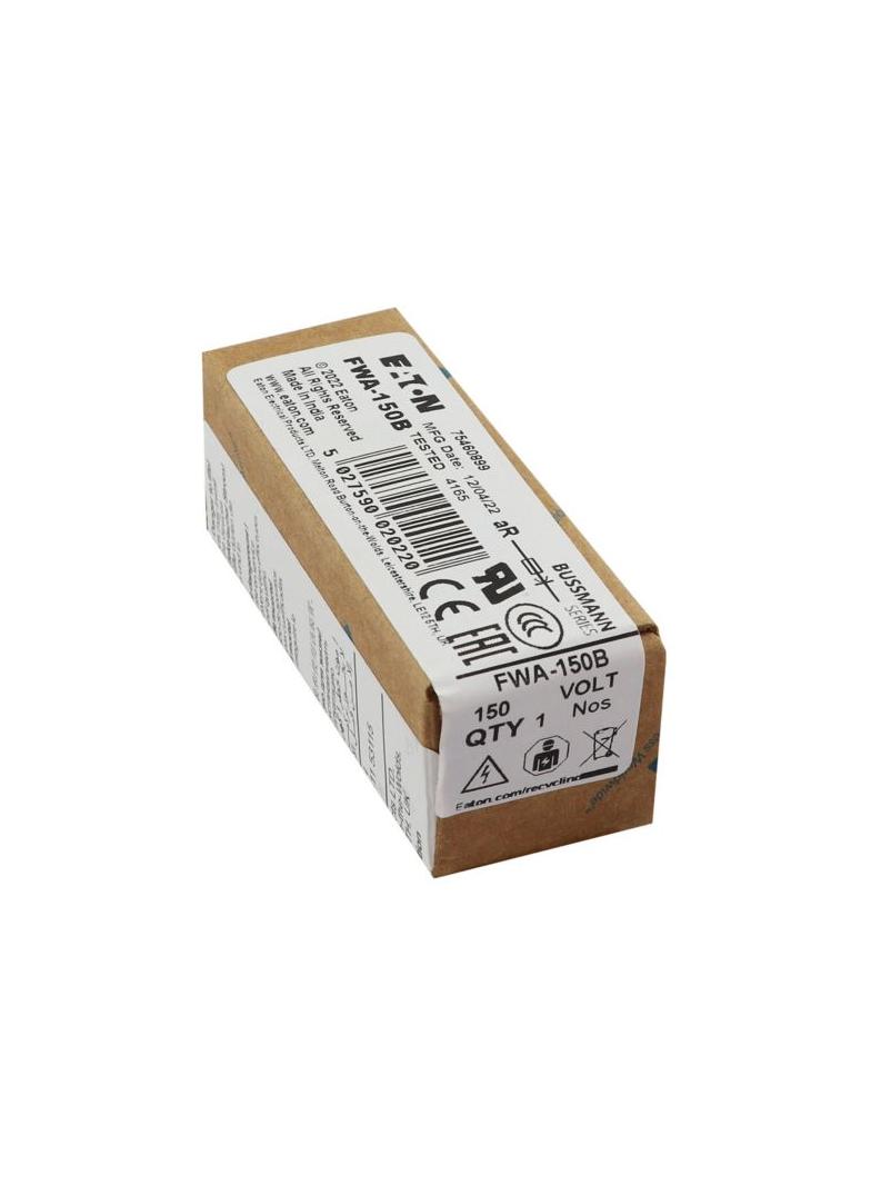 150A 150V AC SEMI-COND FUSE Wkładka szybka 150A AC 150V DC 150V 25x68 mm UL FWA-150B EATON