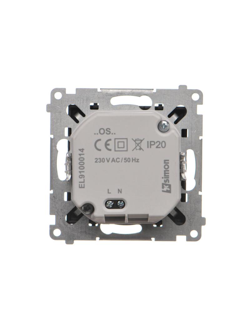 Simon 55 Oprawa oświetleniowa LED 230V (0,93 W) Barwa ciepła biała 3100K Czarny mat