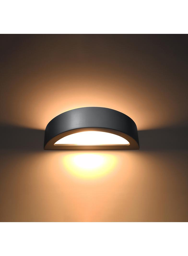 Sollux Kinkiet ceramiczny ATENA szary SL.0873