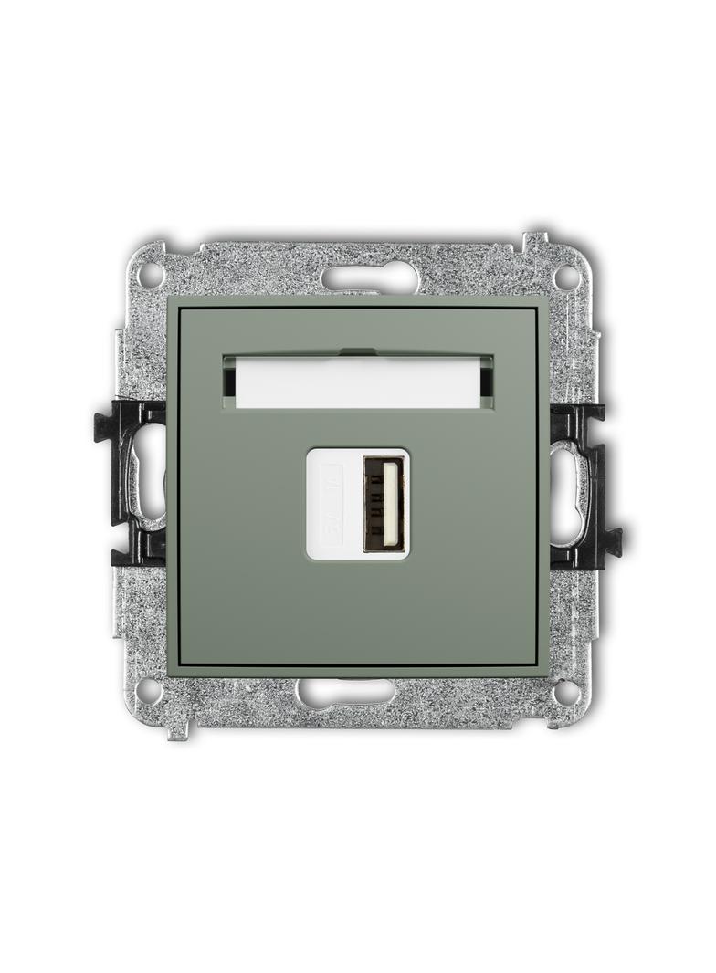 MINI Mechanizm ładowarki USB pojedynczej USB A, 5W max., 5V, 1A szałwiowy