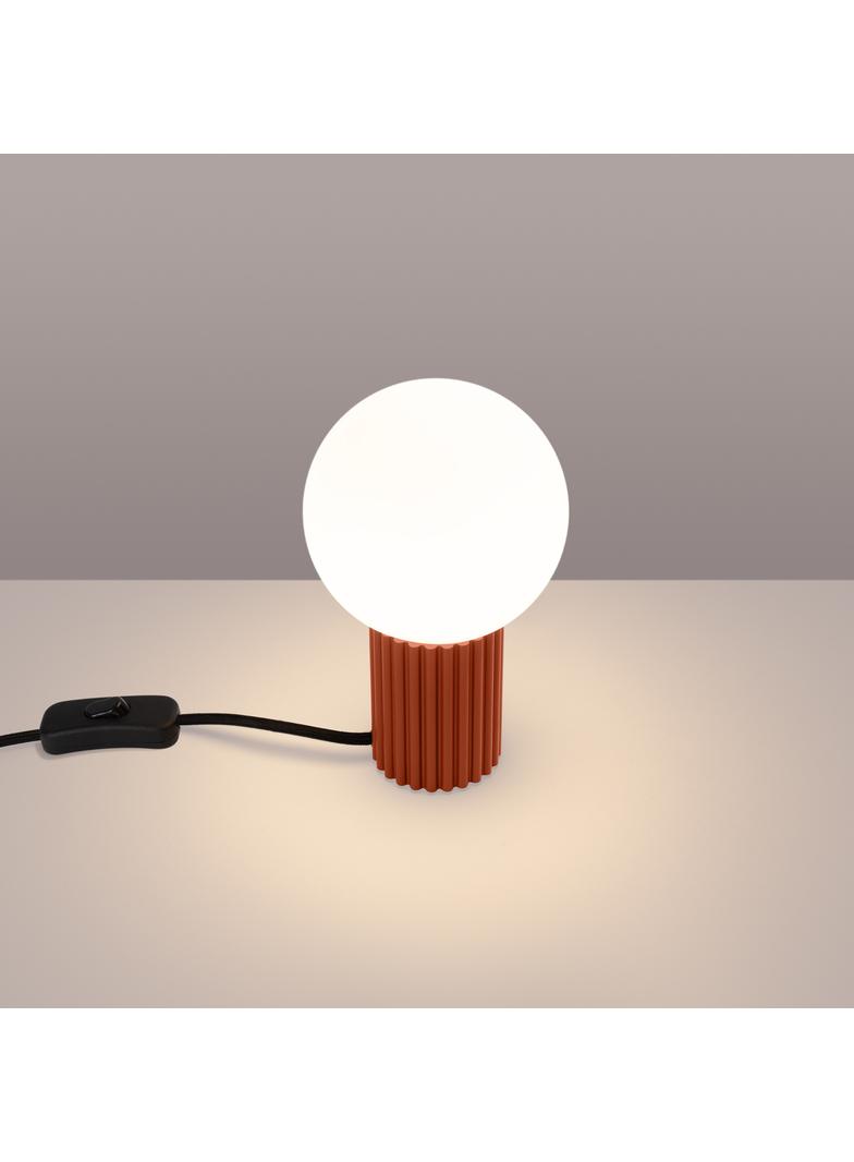Lampa biurkowa HALO ochra czerwona