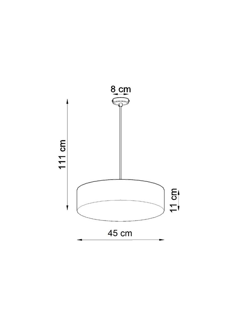 Lampa wisząca ARENA 45 czarna