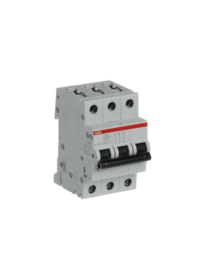 S203-K20 Wyłącznik nadprądowy 6kA 3P K20A 2CDS253001R0487 ABB