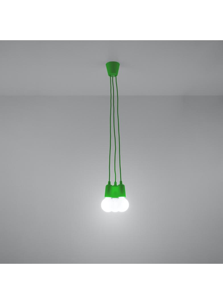 Sollux Lampa wisząca DIEGO 3 zielony SL.0582