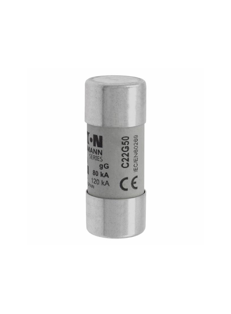 CYLINDRICAL FUSE 22 x 58 50A GG 690V AC Wkładka cylindryczna 22 x 58mm 50A GG 690V AC C22G50 EATON