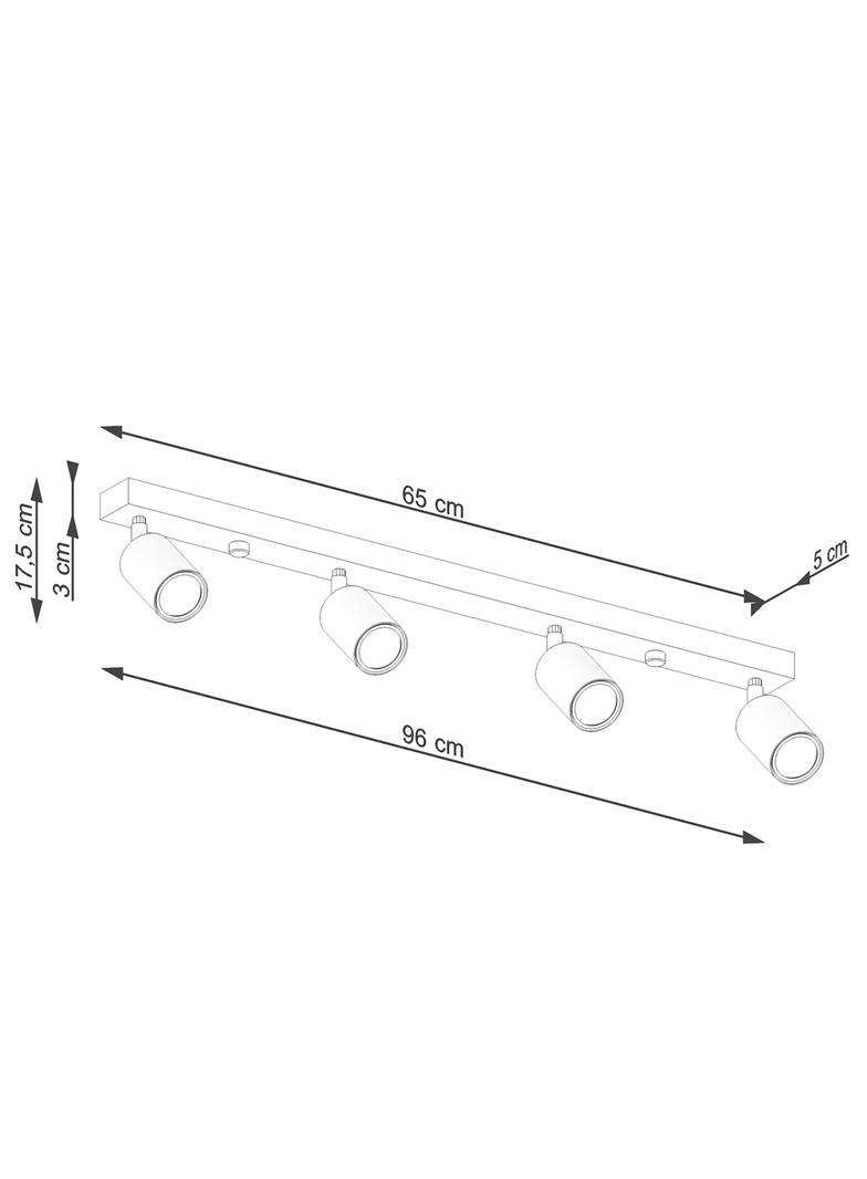 Sollux Plafon VERDO 4 biały SL.1289