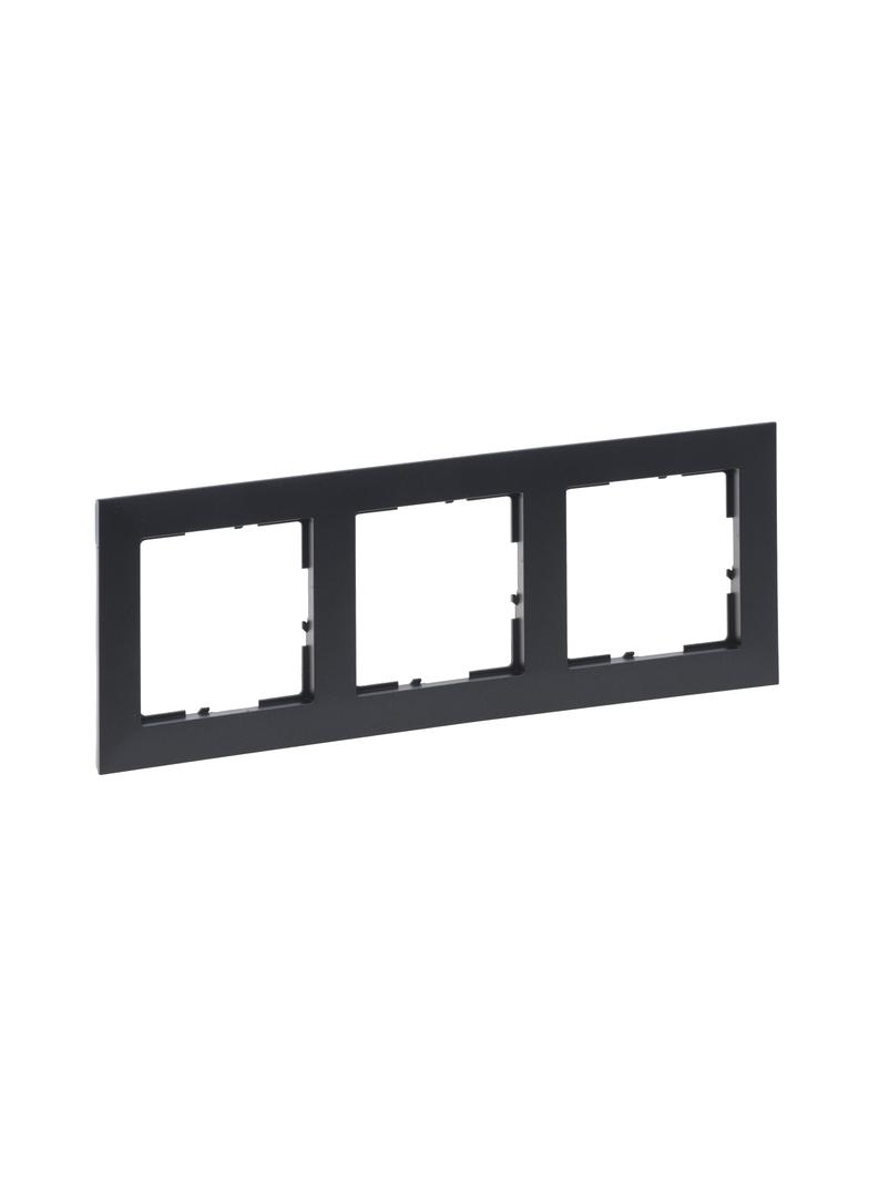 Suno Ramka Potrójna 3-Krotna Ciemnoszary 721553 LEGRAND