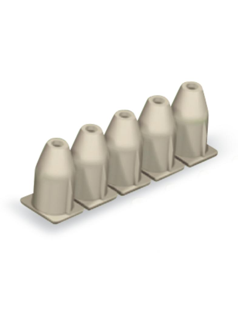 blokada izolacji 0,25-0,5 mm2 jasnoszara