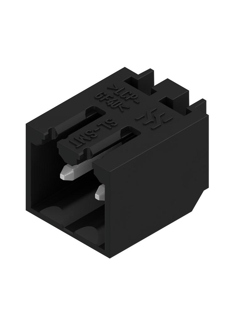 SL-SMT 3.50/02/90G 1.5SN BK BX Wtyki PCB (złącza płyty), 3.50 mm, Liczba biegunów: 2, kąt odejścia: 90° /100szt./ 1761542001 WEIDMÜLLER