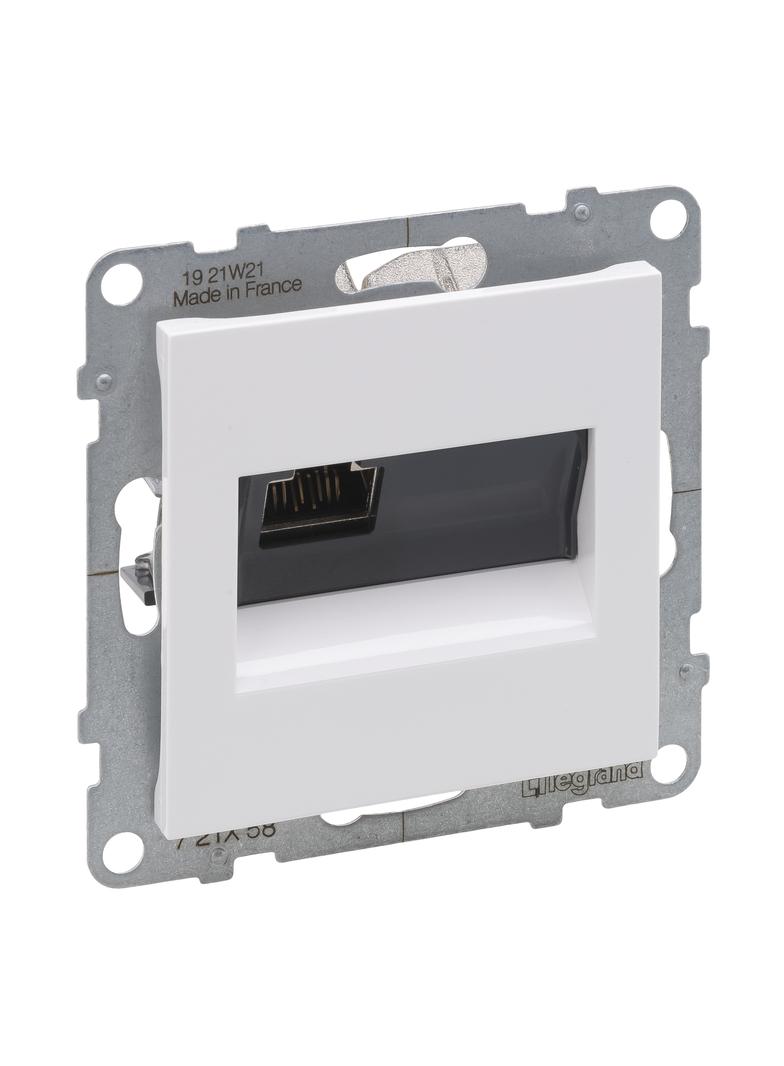 Suno Gniazdo Komputerowe 2Xrj45/Kat 6A Stp Czarny 721459 721158 LEGRAND
