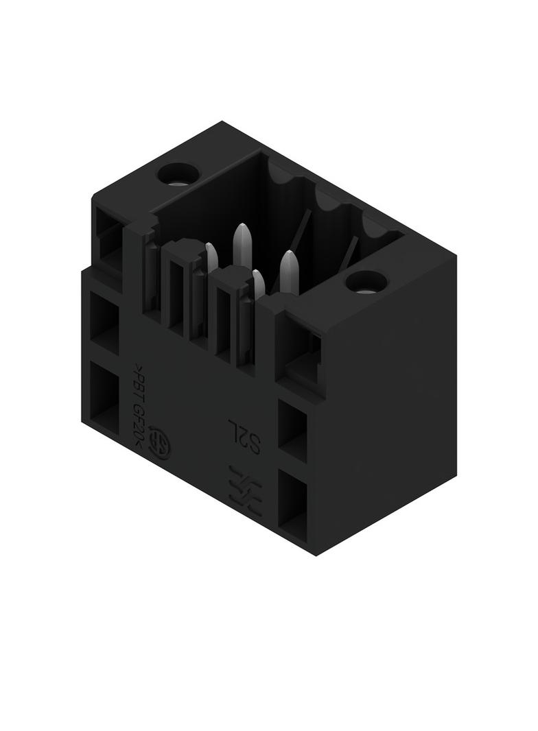 S2L 3.50/06/180F 3.5SN BK BX Wtyki PCB (złącza płyty), 3.50 mm, Liczba biegunów: 6, kąt odejścia: 180° /102szt./ 1729590000 WEIDMÜLLER