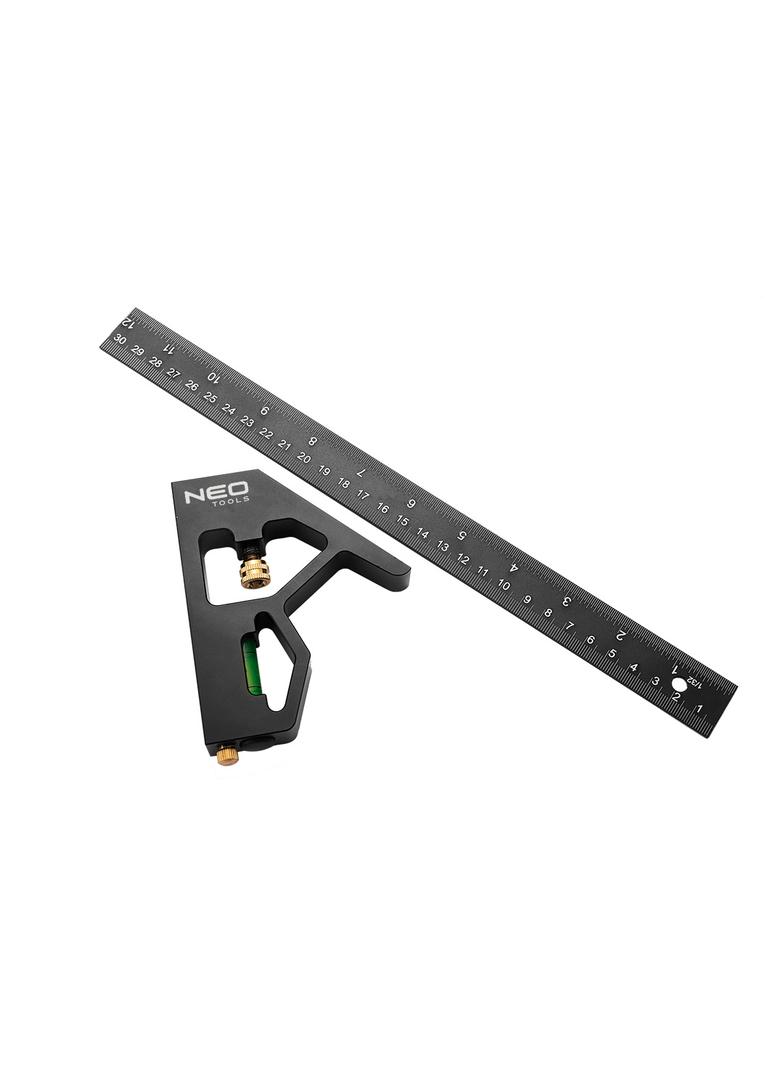 Kątownik wielofunkcyjny aluminiowy 30 cm