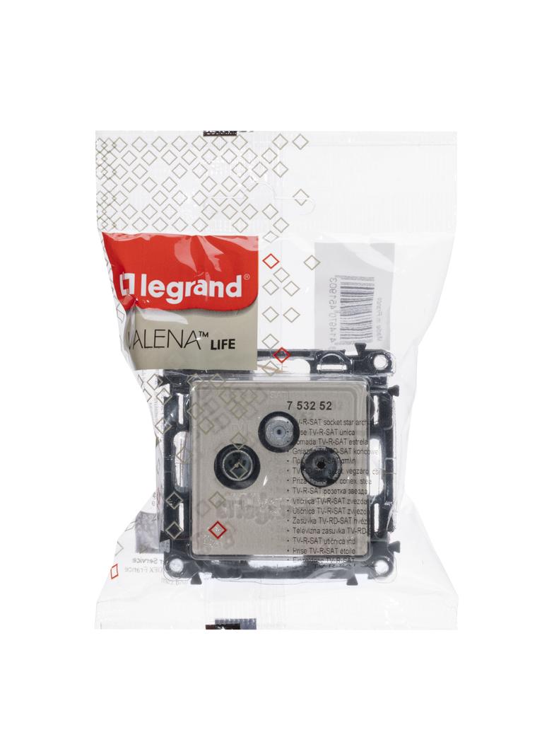 VALENA LIFE GNIAZDO TV-RD-SAT KREMOWE, Legrand