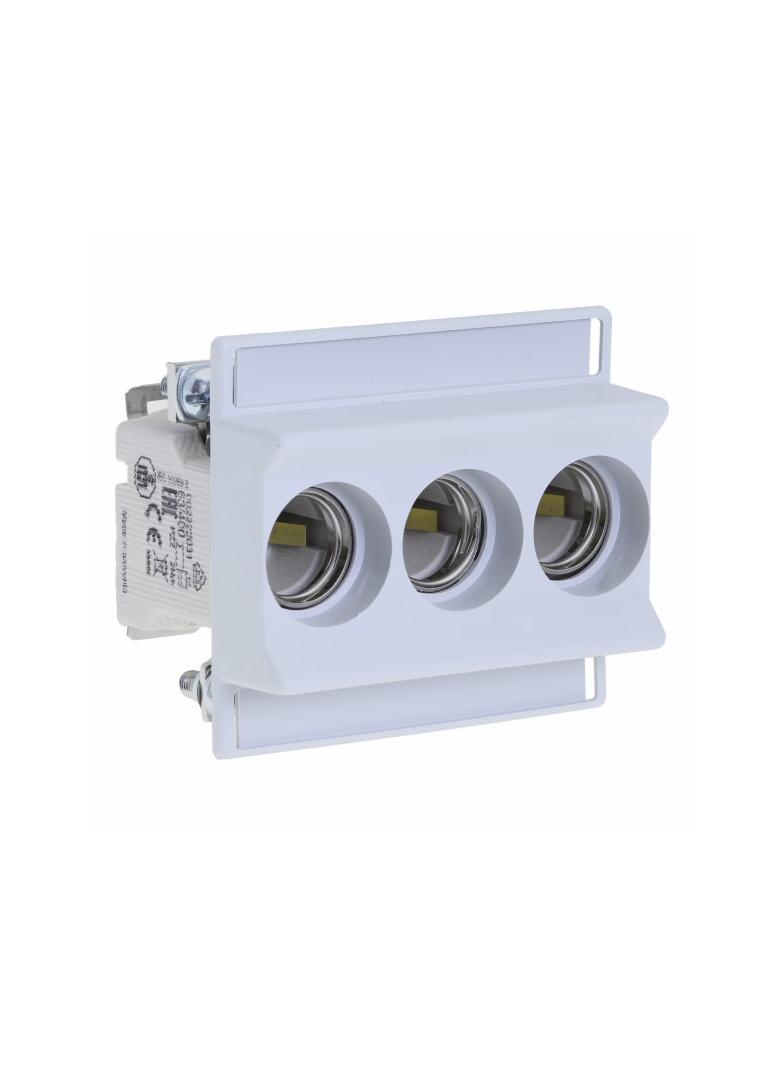 FUSE-BASE D02 3POL DIN HUT Podstawa bezpiecznikowa D02 E18 3P szyna DIN TFRN02C EATON
