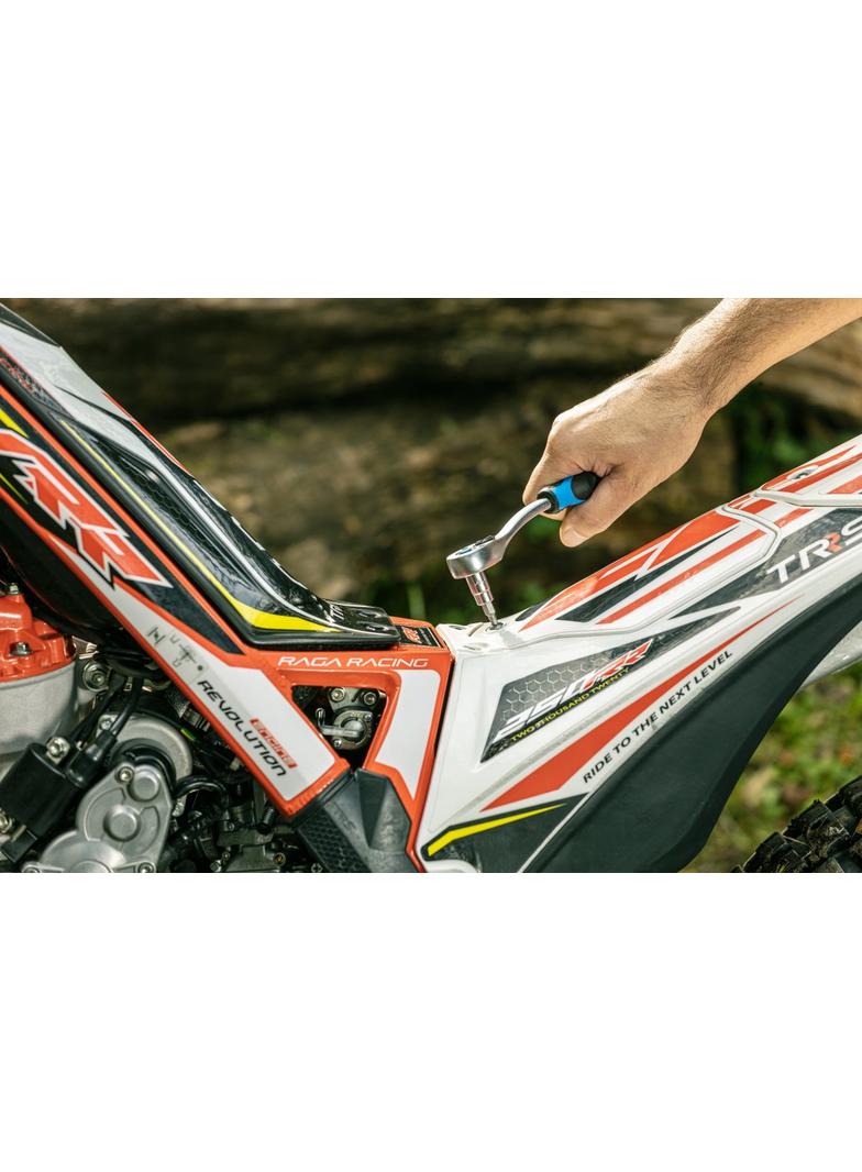 Grzechotka 1/4", 72 zęby, CrMo