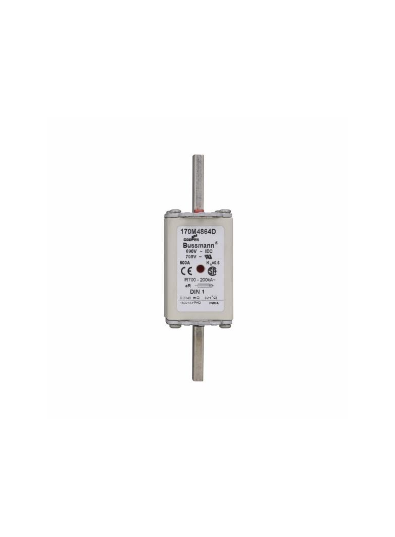 500A 690V aR DIN 1 HSDNH FUSE Wkładka szybka 500A AC 690V DIN 1 aR DIN IEC podwójny wskaźni 170M4864