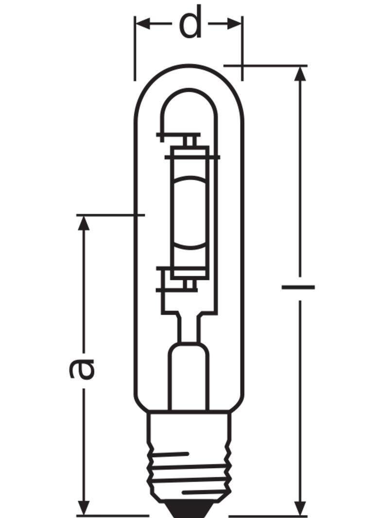 Lampa wyładowcza HQI T400W N