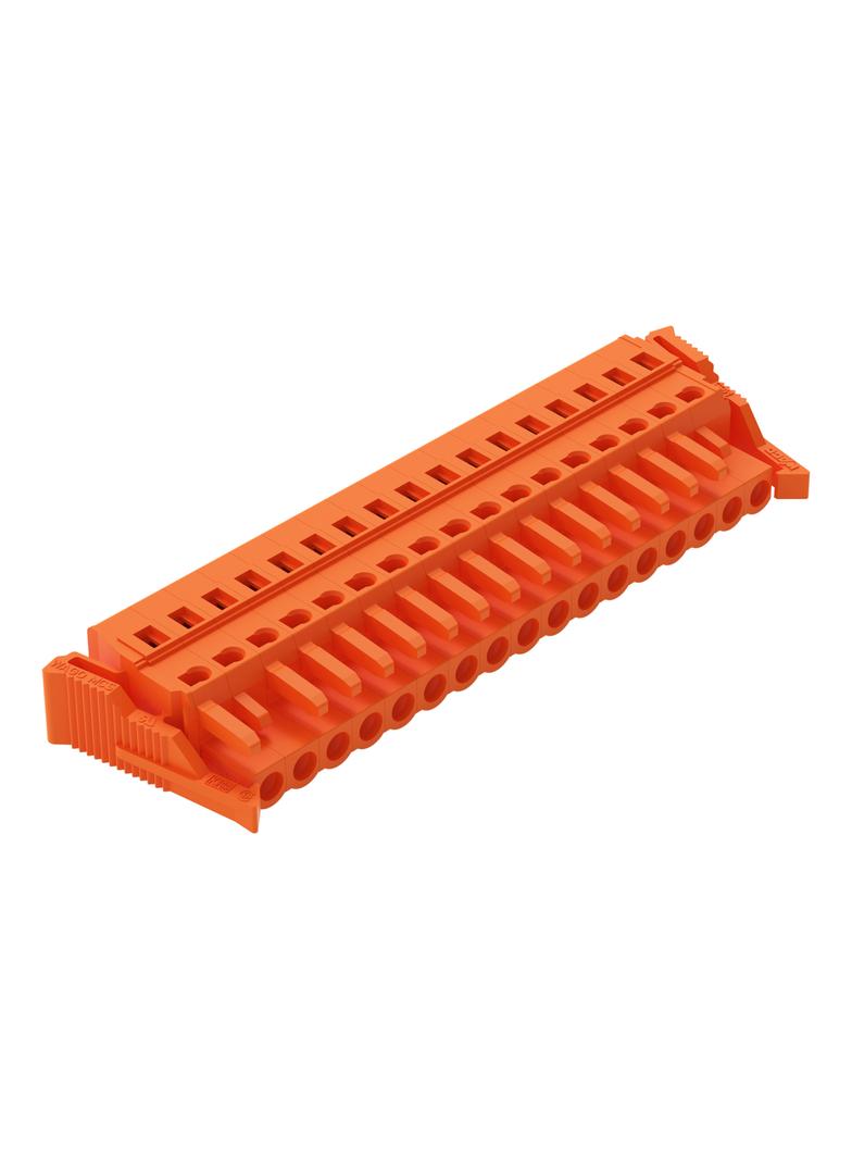 Gniazdo MCS-MIDI Classic 17-biegunowe pomarańczowe raster 5,08mm /10szt./ 231-317/037-000 WAGO