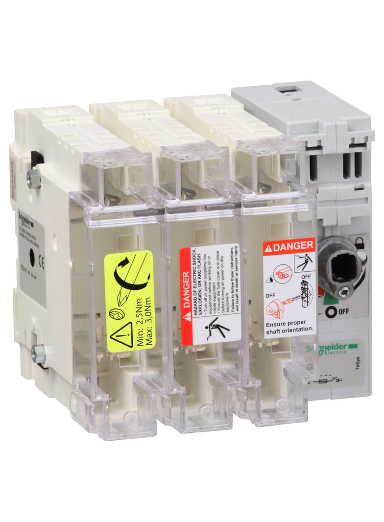 Podstawa bezpiecznikowa GS NFC 22x58 125A 3P GS2K3