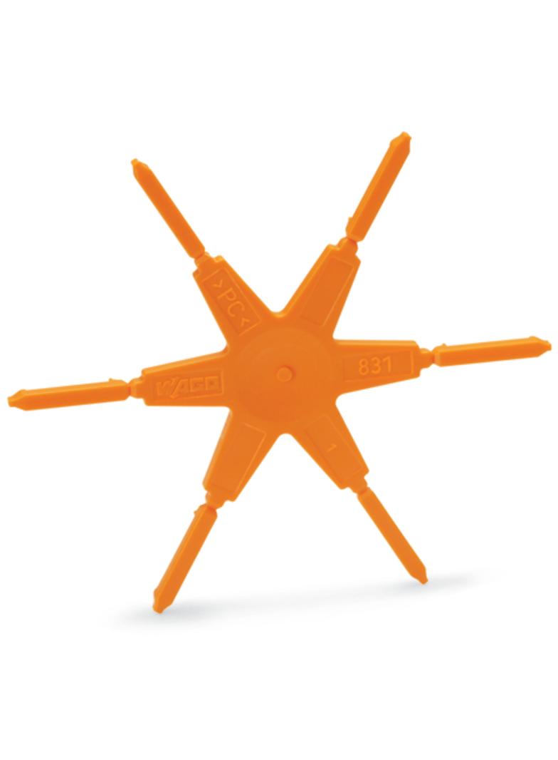 podstawka z sześcioma paskami kodującymi