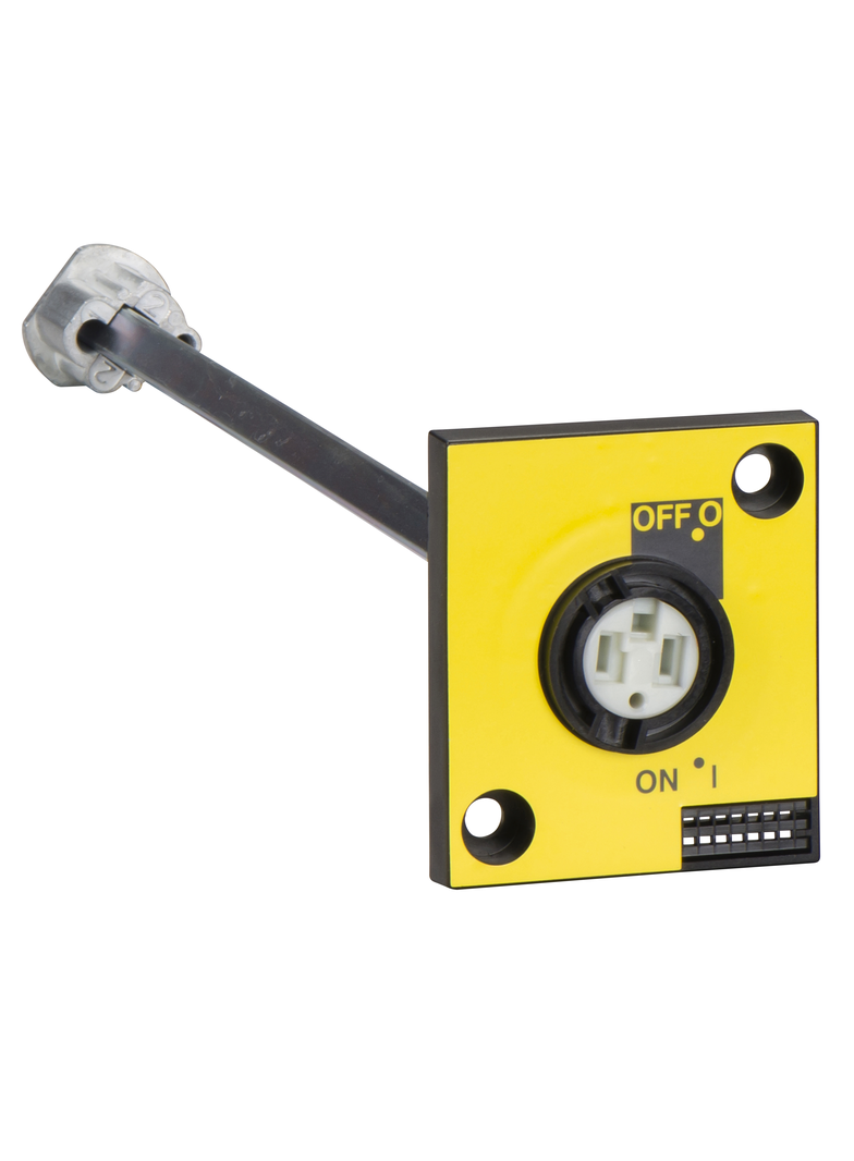 Compact INS INV, napęd obrotowy przedłużony prawy do INS40_160 czerwony uchwyt 40_160A