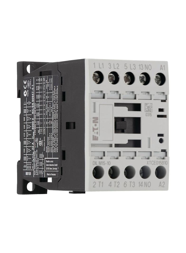 Stycznik mocy 15A 3P 230V AC 1Z 0R DILM15-10 (230V50HZ,240V60HZ) 290058 EATON