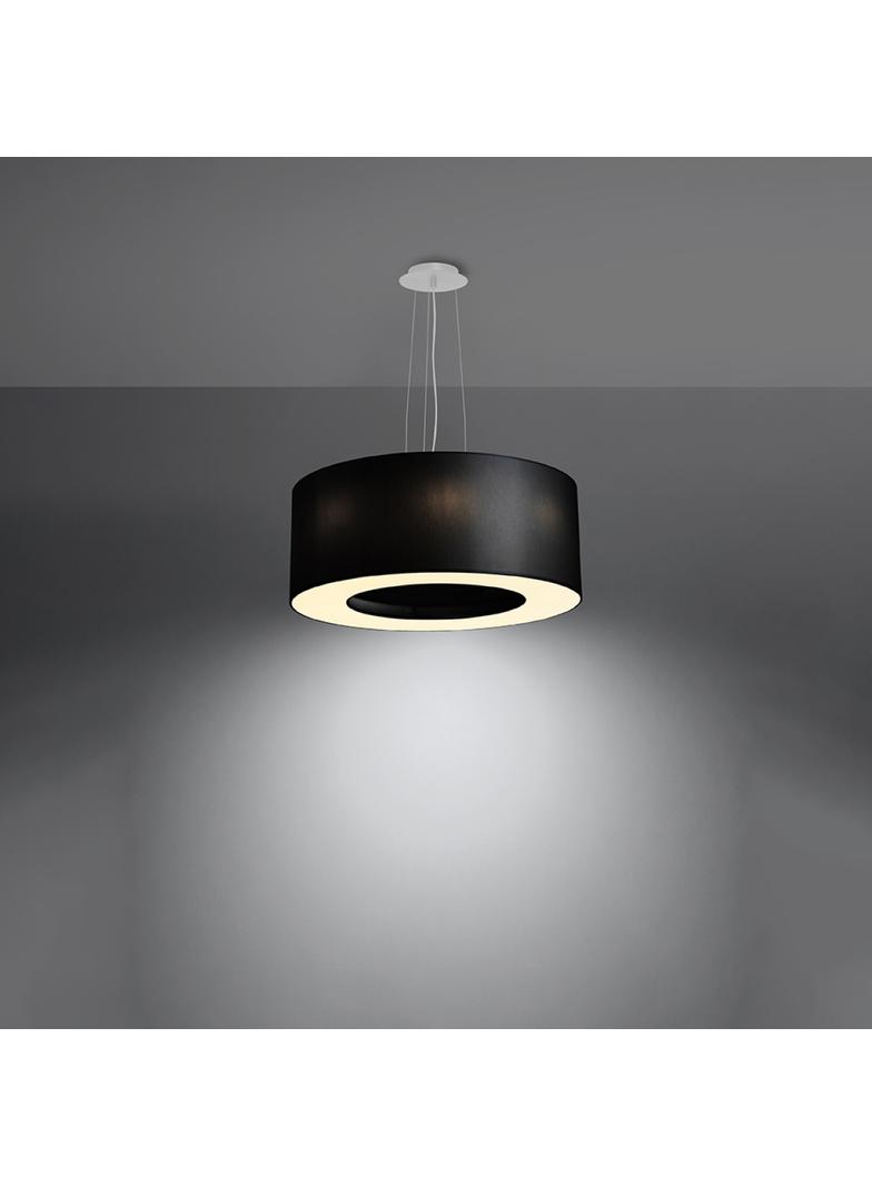 Sollux Żyrandol SATURNO 50 czarny SL.0748