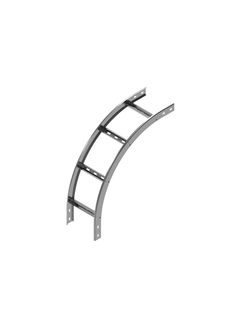 LPDZC400H45N ŁUK PIONOWY ZEWNĘTRZNY DRABINY 2.0 MM