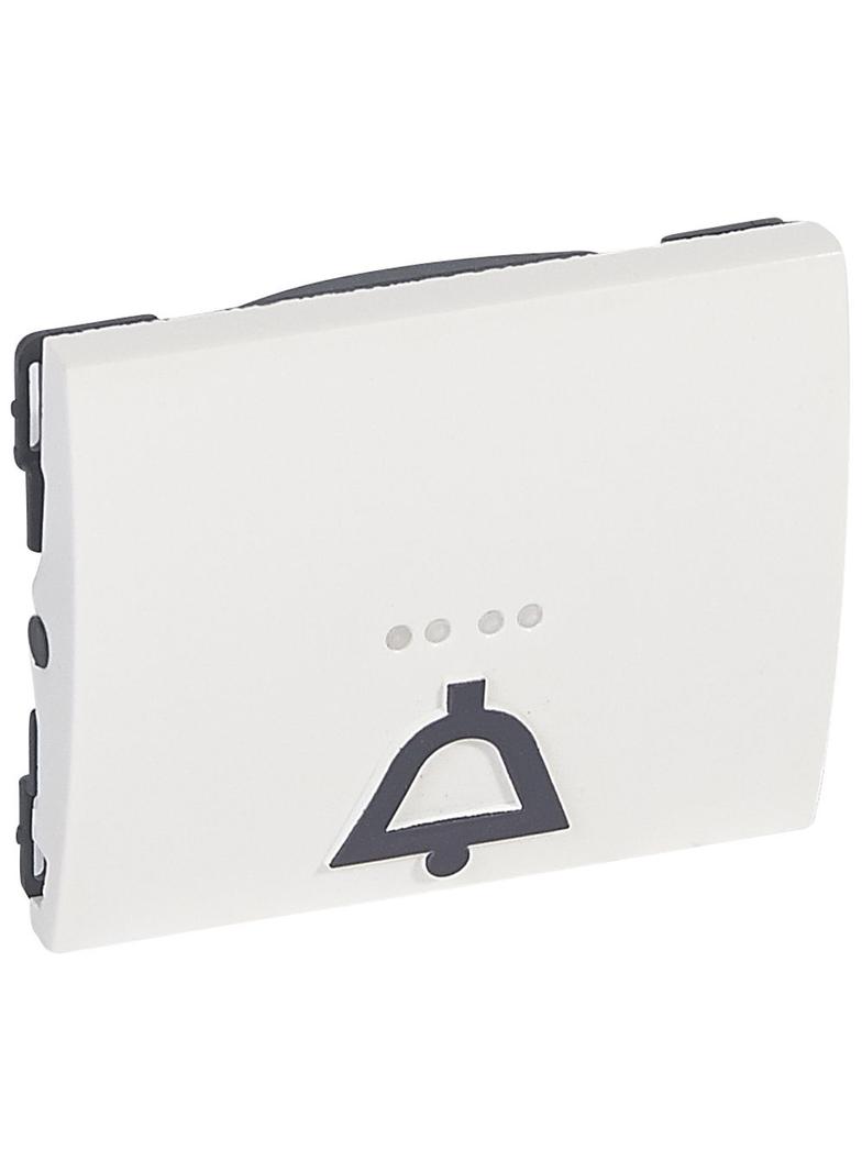 SISTENA LIFE KLAWISZ ARCTIC Z SYMBOLEM DZWONKA DO MECHANIZMÓW PODŚWIETLANYCH, Legrand