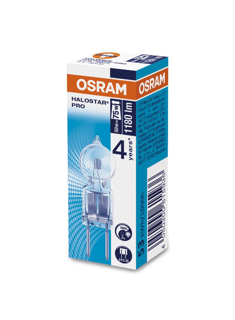 Żarówka halogenowa 50W 12V GY6,35 3000K HALOSTAR ECO 64440 IRC LEDVANCE