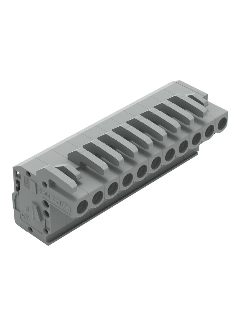 Gniazdo MCS-MIDI Classic kątowe 11-biegunowe szare raster 5mm /25szt./ 232-111/026-000 WAGO