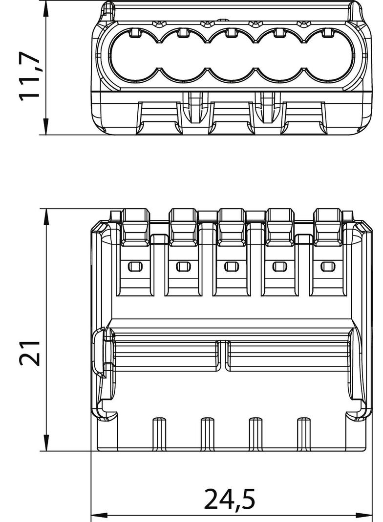 61 525 FL, szybkozłączka 5-biegunowa