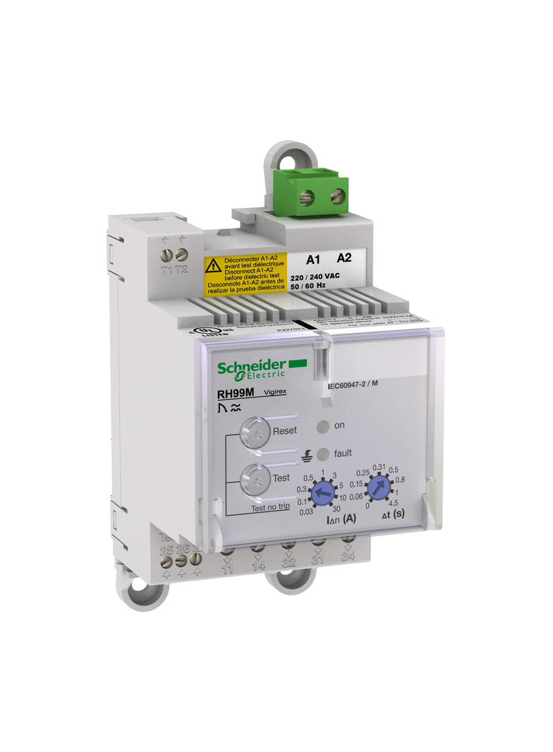 Vigirex, przekaźnik różnicowy RH99M z ręcznym resetem 56172