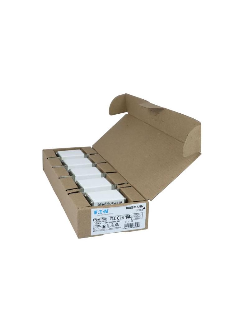 160A 690V IEC aR 000/80 SQ BODY IND FUSE Wkładka szybka 160A AC 690V DIN 000 21x40x100 mm, 170M1369