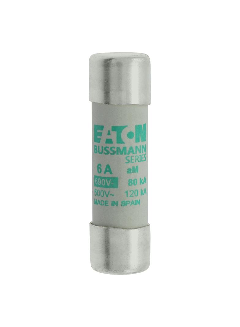 CYLINDRICAL FUSE 14 x 51 6A AM 690V AC Wkładka cylindryczna 14 x 51mm 6A AM 690V AC C14M6 EATON