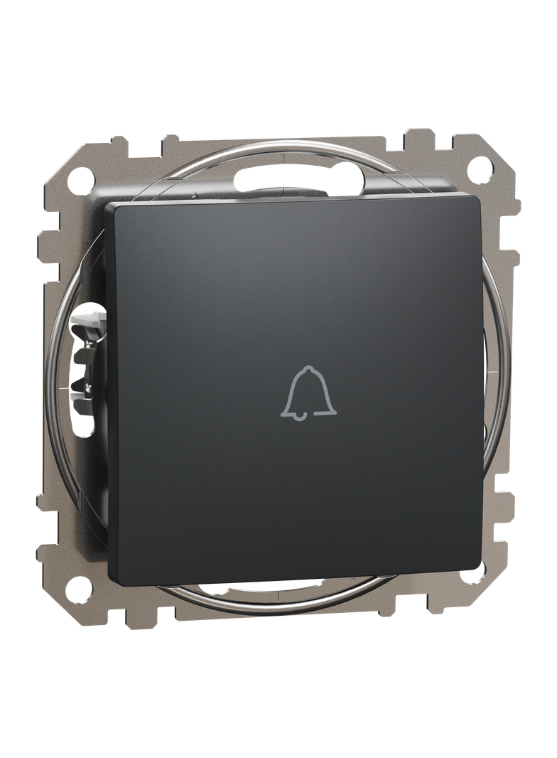 Sedna Design & Elements, przycisk dzwonek, czarny antracyt