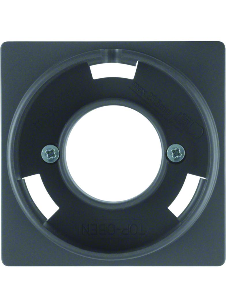 BERKER Q.x Płytka czołowa do sygnalizatora świetlnego E14 antracyt aksamit lakierowana 11986086 HAGE