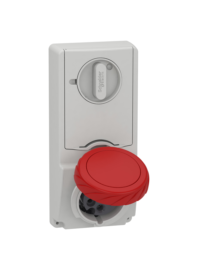 Gniazdo Pratika 380/415V, 16A, 3P+N+Z, IP65