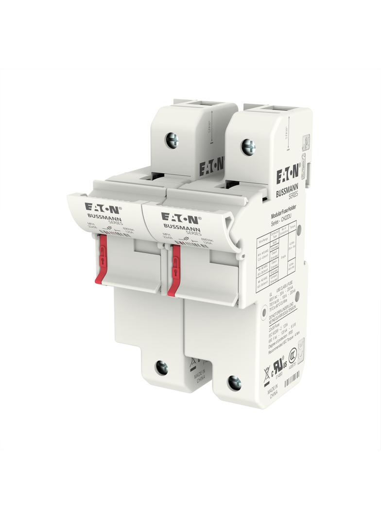 2 Pole 22x58 MFH Podstawa wkładki cylindrycznej 22x58 2P 125A 690VAC CH222DU EATON