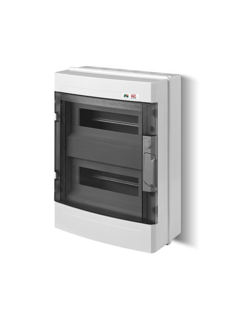 EP-LUX PLUS rozdzielnica 2x12 PE+N natynkowa IP 40 - kolor dymny