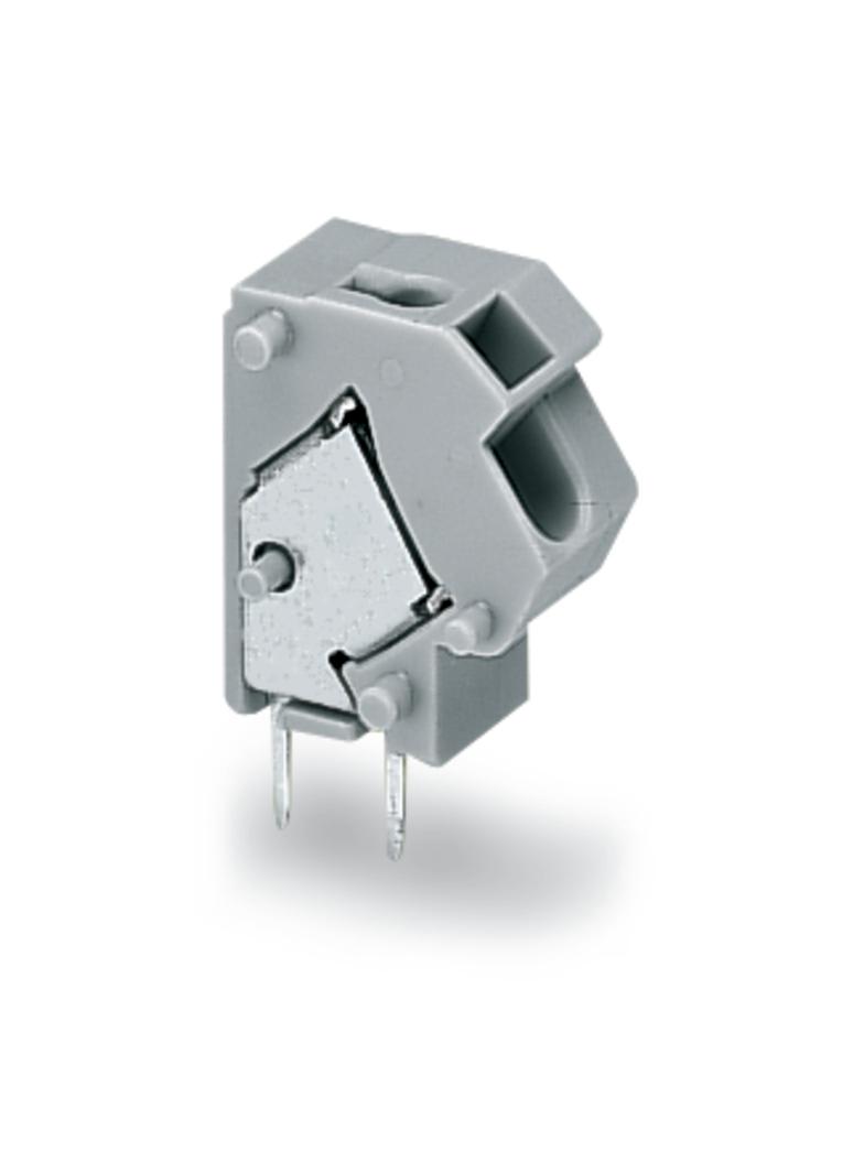 złączka do płytek drukowanych jasnoszara raster 7,5/7,62 mm