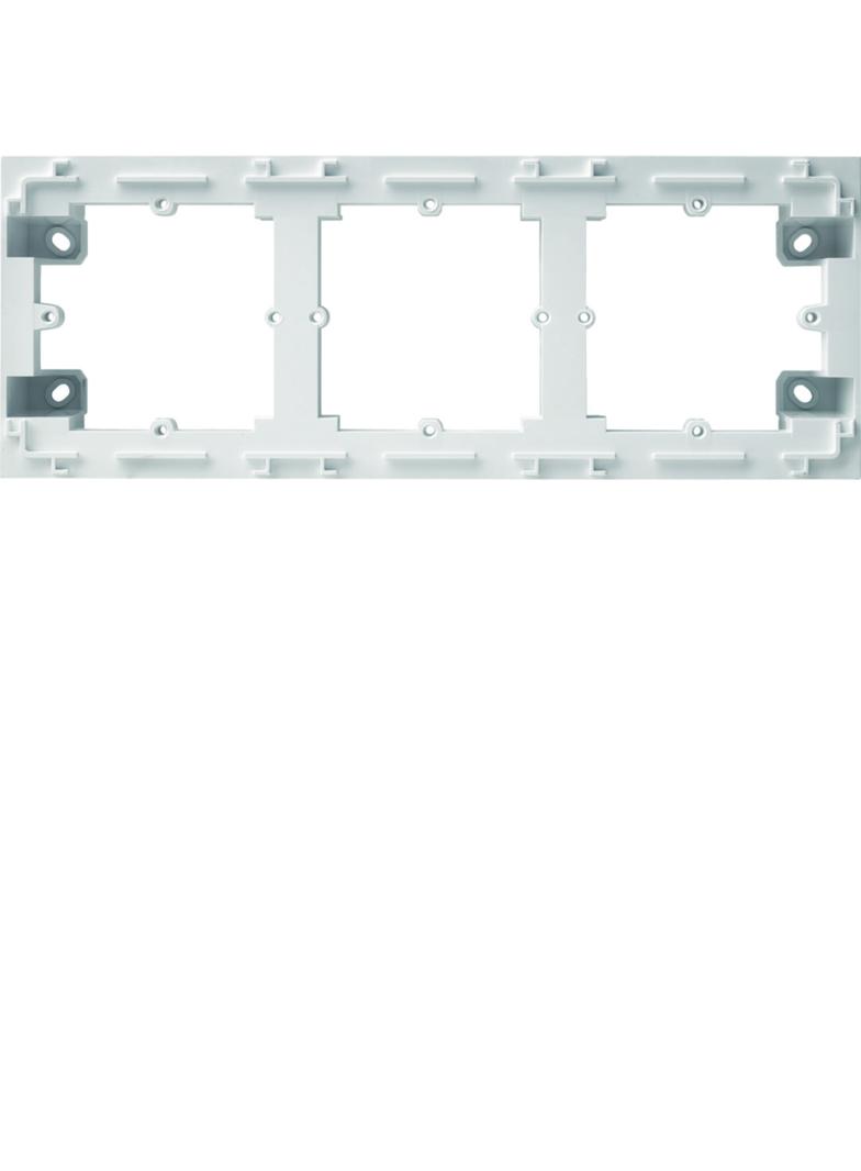 lumina intense Adapter natynkowy 3-krotny biały WL5830 HAGER