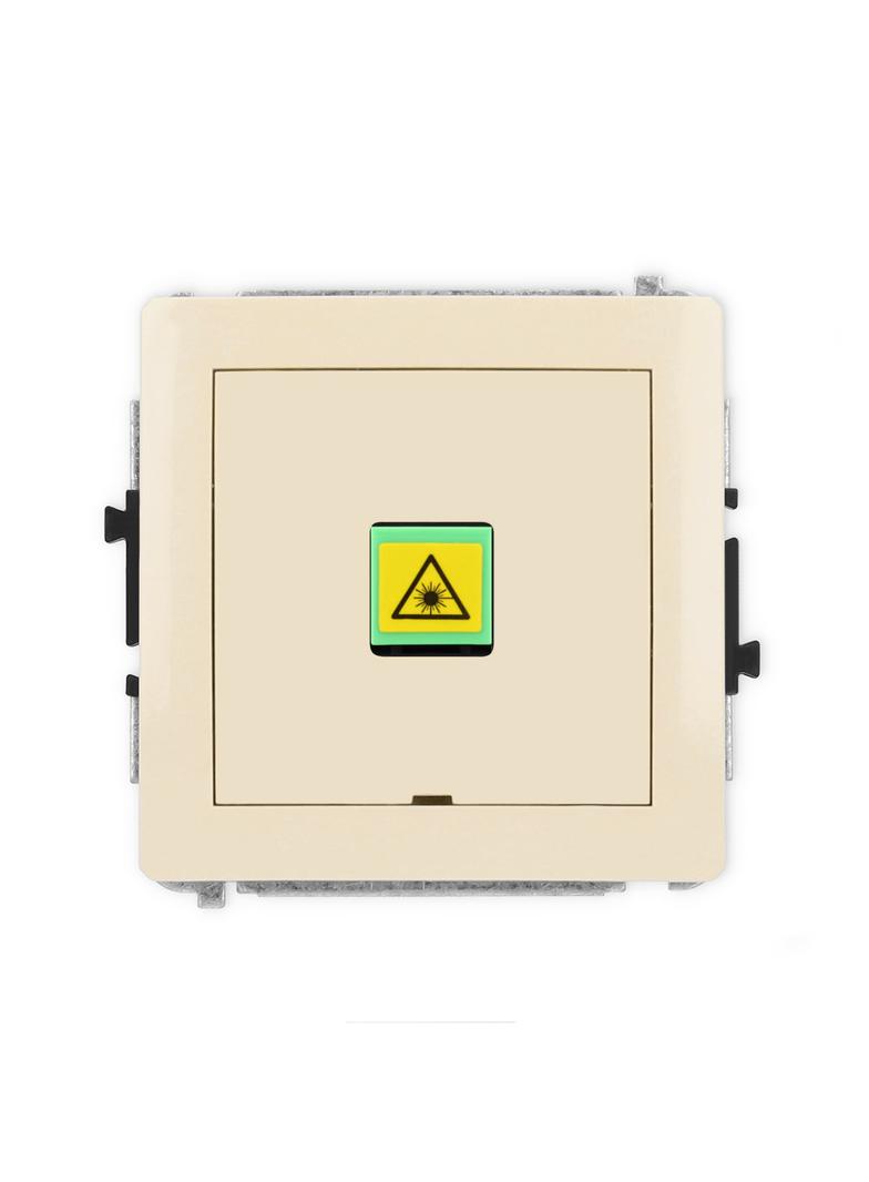 DECO Mechanizm gniazda światłowodowego/optycznego pojedynczego, bez pola opisowego beżowy