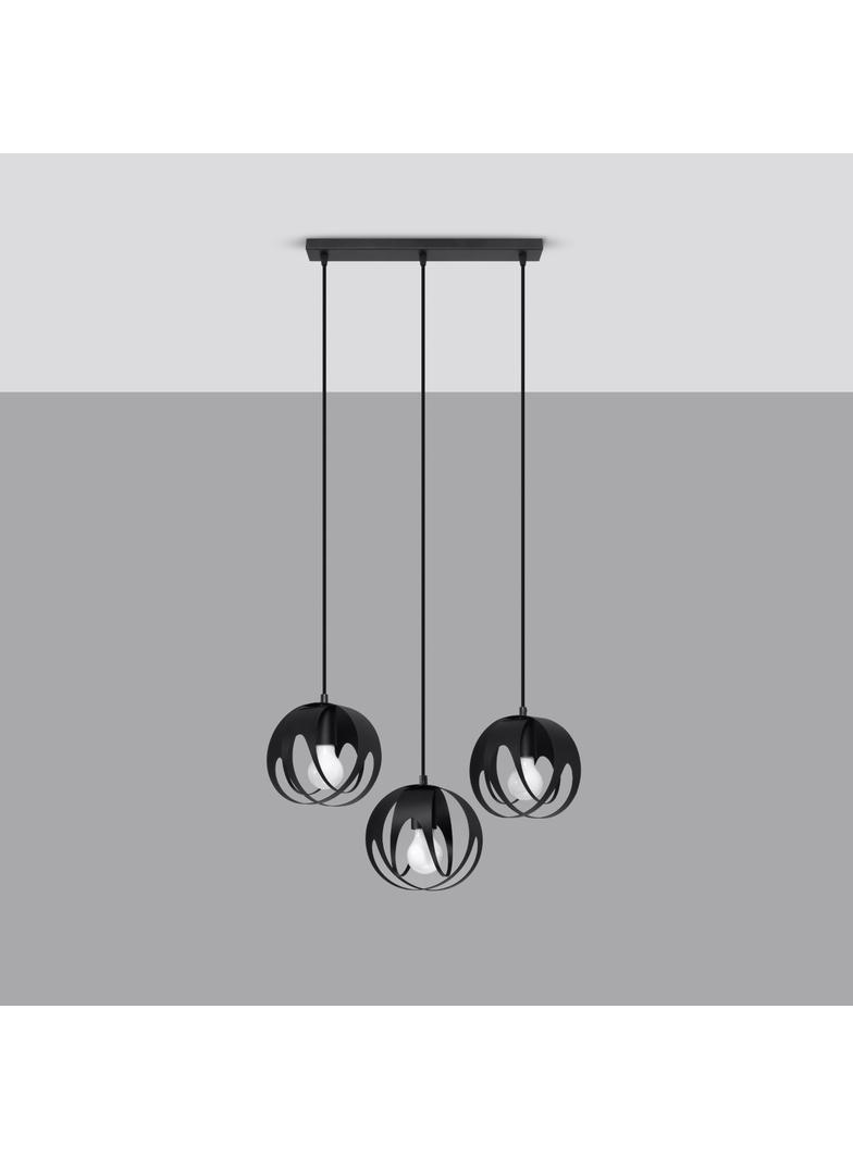 Lampa wisząca TULOS 3L czarna