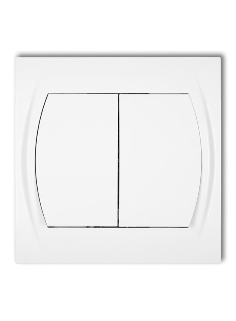 LOGO Łącznik podwójny świecznikowy podświetlany biały LWP-2L KARLIK