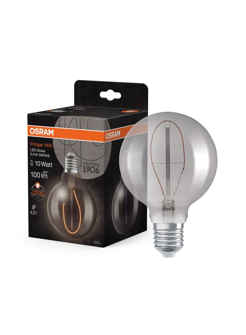Lampa LED Vintage 1906 SMOKE 95 3,4W/818 E27