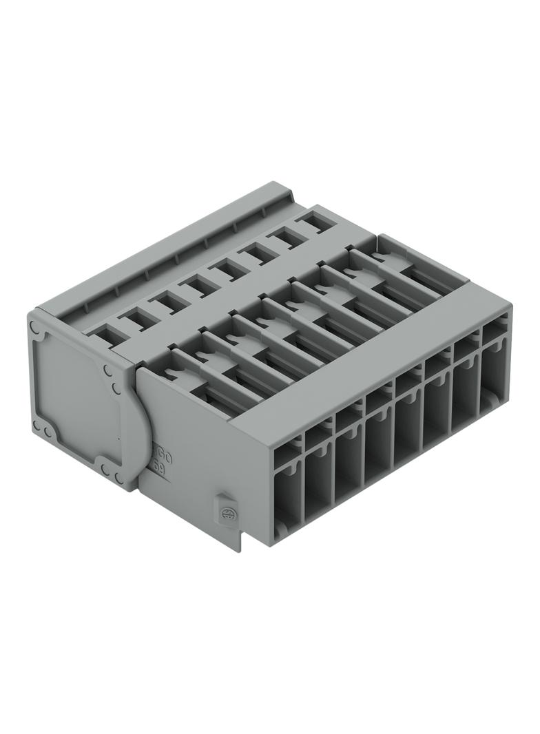 X-COM wtyk 8-biegunowy szary raster 5 mm /25szt./ WAGO
