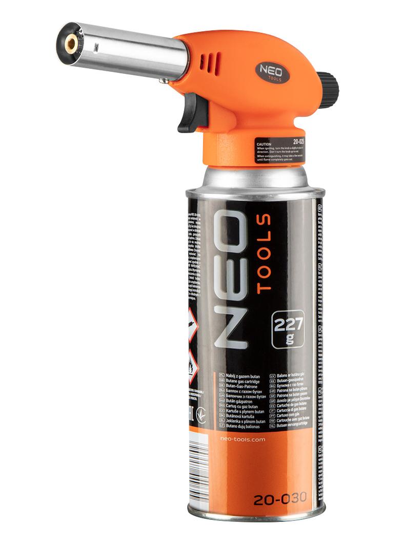 Palnik gazowy nakręcany + nabój z gazem butan, 227g