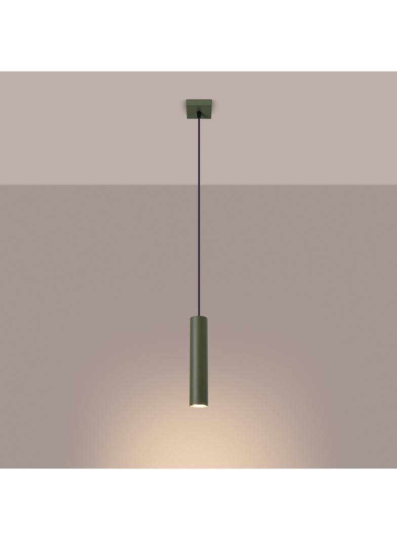 Sollux Lampa wisząca LAGOS 1 zielona oliwka SL.1484