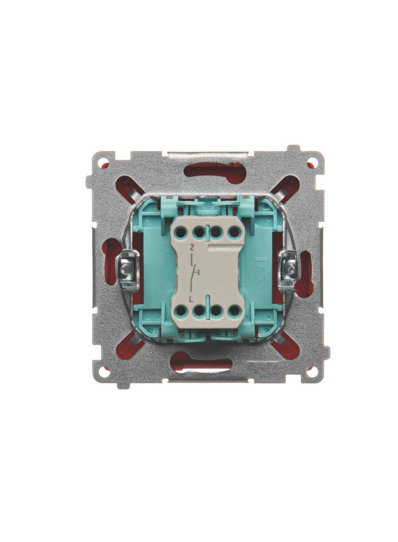 Simon Basic Przycisk światło 10A 250V szybkozłączka czerwony BMS1.01/22 KONTAKT